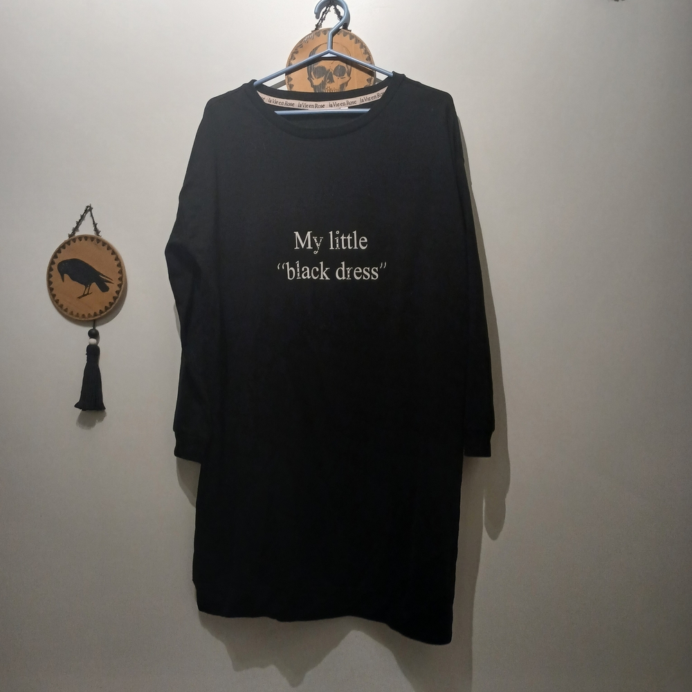 La Vie En Rose Night Gown "My Little Black Dress"